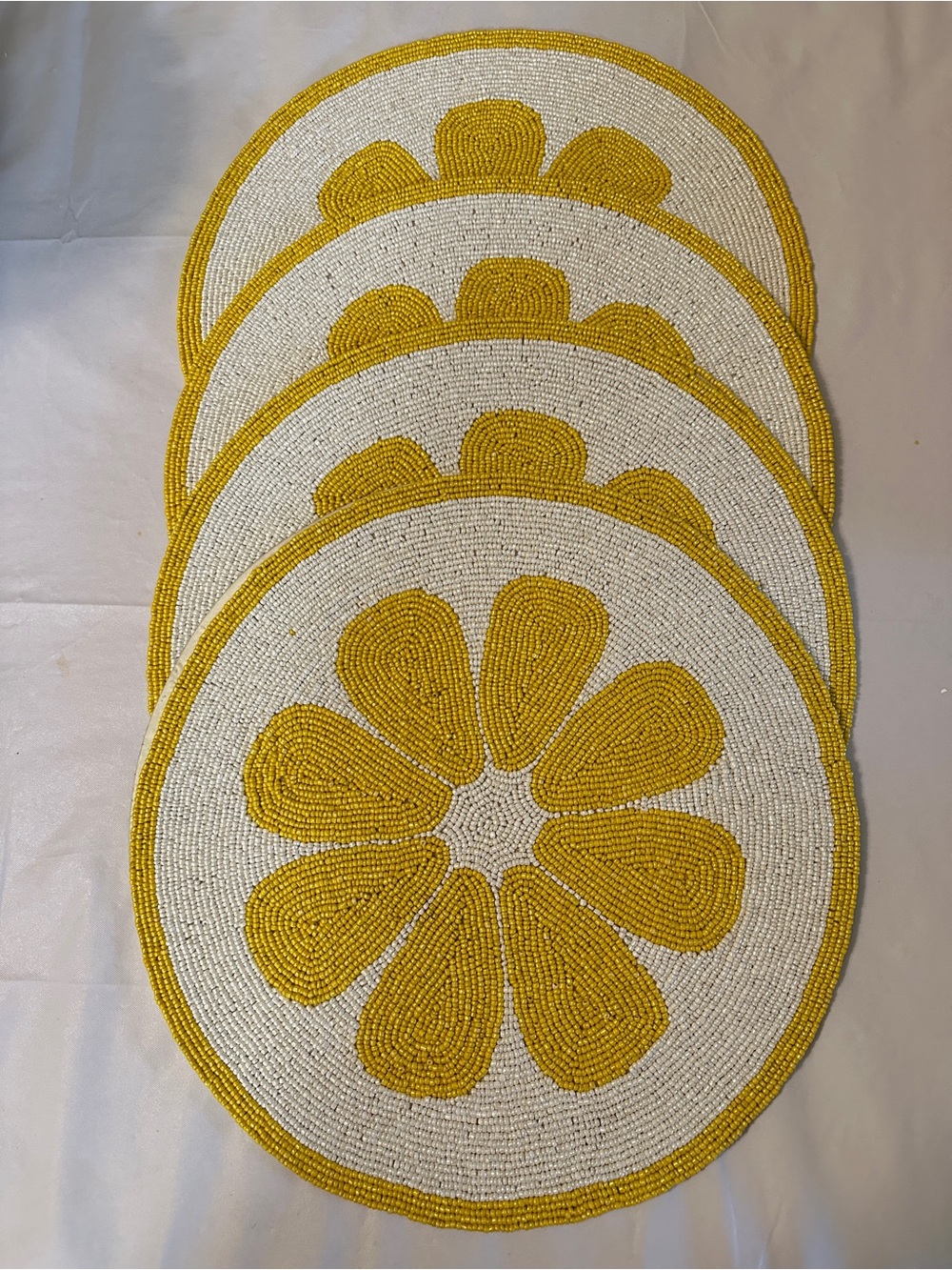 Hand Beaded Placemat